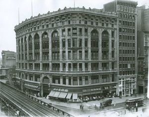 Saks und Company -tavaratalo, New York (gelatiinihopea kuva)