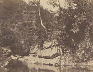 Escena fluvial, c. 1855. finlandès tekijältä G. B. Gething
