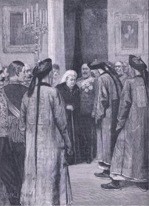 Li Hung-Changin vierailu kuningattaren luo Osbornessa, kuvitus Cassellsin Englannin historiasta, 1900-luku