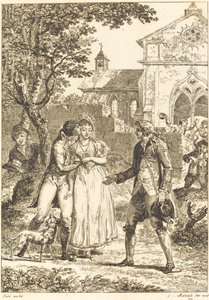 Suudelma palasi: suudelma valmis tekijältä G. Mallesteste after Jacques Louis François Touzé