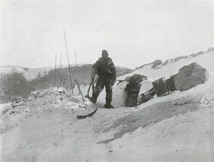 Browning at the Igloo Door, 1912, 1913