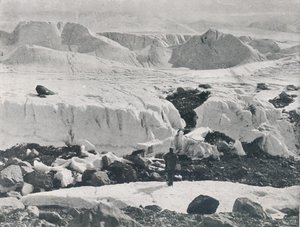 Murtunut jää Priestley Glacierin sisäänkäynnissä, c1911, 1913 tekijältä G. Murray Levick