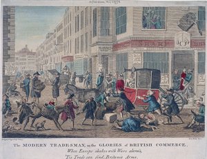 "Moderni kauppias eli brittiläisen kaupan loisto", 1774 tekijältä G Terry