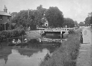 Sonning Lock: On the Thames, 1896