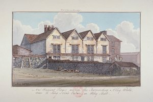 St Saviourin luostari, Bermondsey, Lontoo, 1825
