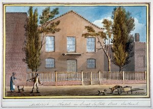 Methodist Chapel, Great Suffolk Street, Southwark, Lontoo, 1825 tekijältä G Yates