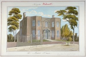 The Manor House, Newington, Southwark, Londres, 1826 finlandès tekijältä G Yates