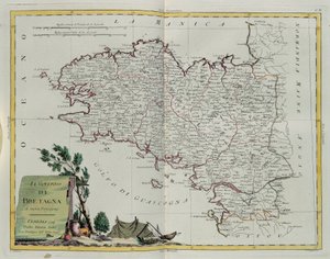 Bretagnenlahti, G. Zulianin kaiverrus otettu uusimman atlasin Tome I:stä, joka julkaistiin Venetsiassa vuonna 1777, Antonio Zatta, yksityinen kokoelma tekijältä G. Zuliani