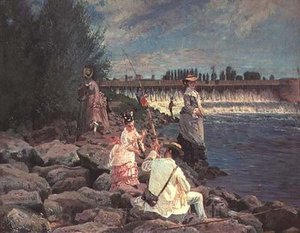 Kalastus Seinellä tekijältä Gabriel Guay