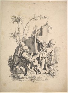 Visio, 1700-luku. tekijältä Gabriel Huquier
