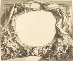 Usko ja Rakkaus tekijältä Gabriel Huquier after François Boucher