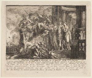Allegoria Dauphinin toipumisesta tekijältä Gabriel Jacques de Saint Aubin