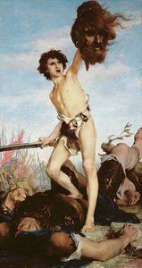 Daavid voitti Goljatin, 1876