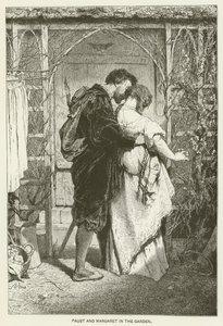 Faust ja Margaret puutarhassa