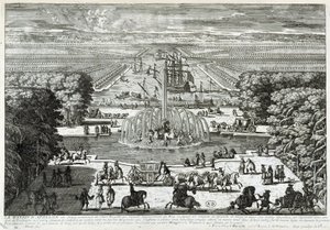 Apollo-allas Versaillesin linnan puutarhassa - Perelle, 1600-luvun loppu tekijältä Gabriel Perelle
