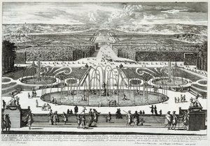 Latona-allas Versaillesin linnan puutarhassa - Perelle, 1600-luvun loppu tekijältä Gabriel Perelle