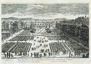 Näkymä Jardin des Plantesille 1600-luvulla, Perelle tekijältä Gabriel Perelle