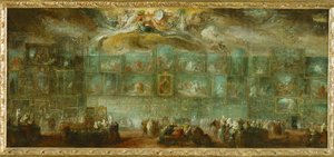 Blick auf den Salon des Louvre