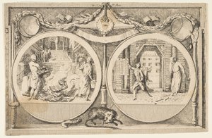 Jesuiittojen karkottaminen, 1761. tekijältä Gabriel de Saint Aubin