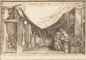 M.Périerin myymälä, rautakauppias, 1767. tekijältä Gabriel de Saint Aubin
