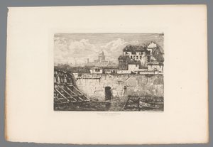 Näkymä Hôtel de Bretonvilliersin raunioille Ruines de l