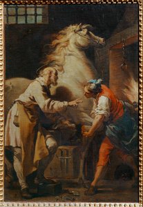 Le Miracle de saint Eloi - Pyhän Eligiuksen ihme ... tekijältä Gaetano Gandolfi