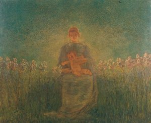 Liljojen Madonna tekijältä Gaetano Previati