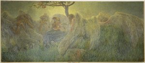 Huonekalut ja erilaiset esineet 1100- ja 1300-luvuilta tekijältä Gaetano Previati