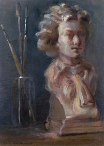 Beethovenin rintakuva (1770-1827) siveltimillä