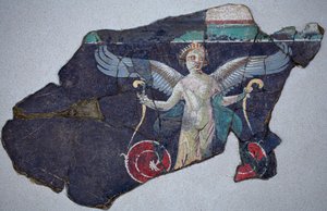 Roomalainen seinämaalaus tekijältä Gallo-Roman