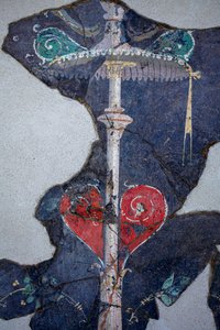 Roomalainen seinämaalaus tekijältä Gallo-Roman