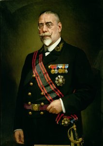 Manuel Allende Salazarin (1865-1923) muotokuva (öljy kankaalle) tekijältä Gamoral
