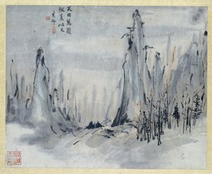 Maalaus tekijältä Gao Qipei