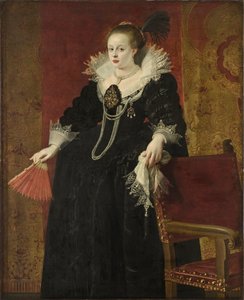 Anna Itävallasta, keisari Mathiasin puoliso, n. 1615 tekijältä Gaspar De Crayer