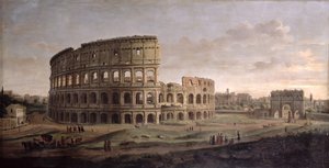 Colosseum (öljy kankaalle) tekijältä Gaspar van Wittel