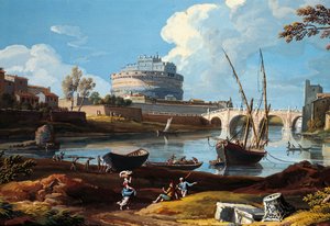 Gaspar van Wittel: Tiber Castel Sant