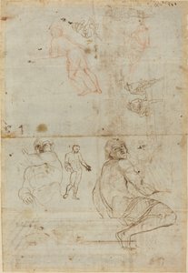 Figuurit Farnesen palatsista ja elämästä tekijältä Gaspar van Wittel after Annibale Carracci