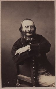 Jacques Offenbachin muotokuva 1819-1880, noin 1860. tekijältä Gaspard Félix Nadar