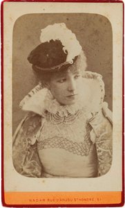 Sarah Bernhardtin muotokuva 1844-1923, noin 1865.