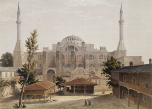 Hagia Sofia, Konstantinopoli, pubi. 1852