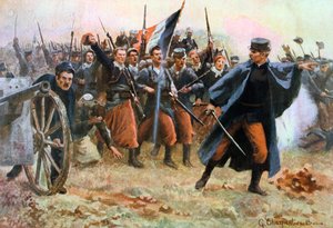 Vuoden 1914 elokuvat: Facing the Barbians, Ranska, 1914. tekijältä Gaston Charpentier Bosio