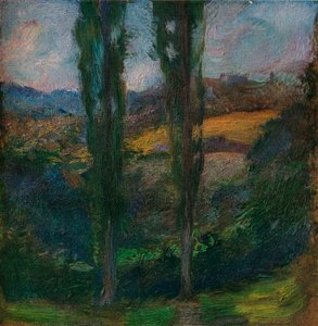 Poplars Normandy, c1905