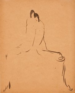 Kaksi hahmoa, c. 1908.
