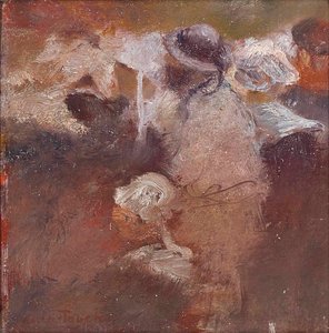 Piirros Bretagnen hahmoista tekijältä Gaston de la Touche