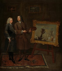 Thomas Walker ja Peter Monamy, n. 1735. tekijältä Gawen Hamilton