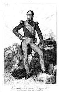 Emmanuel, markiisi de Grouchy 1766-1847, ranskalainen kenraali ja marsalkka, 1839.