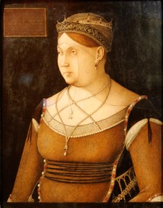 Kyproksen kuningatar, Catarina Cornaro tekijältä Gentile Bellini