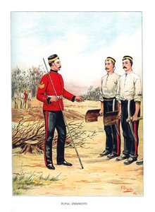 Royal Engineers, c1890.