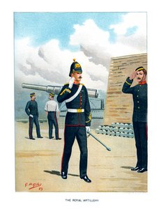 Kuninkaallinen tykistö, 1890.