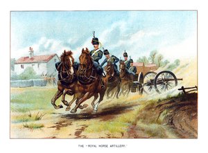 Royal Horse Artillery, c1890.